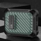 For AirPods Pro 2 Alpha Carbon Fiber Wireless Bluetooth Earphone Protective Case(Green) - 1