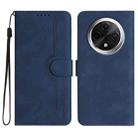 For Xiaomi Redmi A3 Pro Heart Pattern Skin Feel Leather Phone Case(Royal Blue) - 1