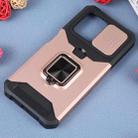 For Redmi Note 12 4G Camera Shield Card Slot PC+TPU Phone Case(Rose Gold) - 2