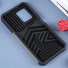 For Redmi Note 12 4G Camera Shield Card Slot PC+TPU Phone Case(Gold) - 3