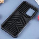For Redmi Note 12 4G Camera Shield Card Slot PC+TPU Phone Case(Silver) - 3