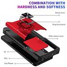 For Redmi Note 14 4G 163mm Camera Shield Card Slot PC+TPU Phone Case(Red) - 3