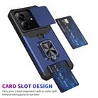 For Redmi Note 14 4G 163mm Camera Shield Card Slot PC+TPU Phone Case(Gold) - 2