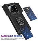 For Redmi Note 14 Pro 5G / 14 Pro+ 5G  Camera Shield Card Slot PC+TPU Phone Case(Black) - 2