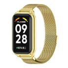 For Redmi Band 2 Mijobs Metal Shell + Milan Magnetic Metal Watch Band(Gold) - 1