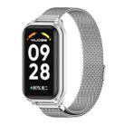 For Redmi Band 2 Mijobs Metal Shell + Milan Magnetic Metal Watch Band(Silver) - 1