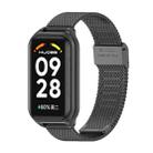 For Redmi Band 2 Mijobs Metal Shell + Milan Buckle Metal Watch Band(Black) - 1