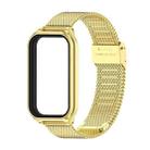 For Redmi Band 2 Mijobs Metal Shell + Milan Buckle Metal Watch Band(Gold) - 2