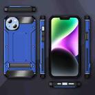 For iPhone 13 Matte Holder Phone Case(Dark Blue) - 2