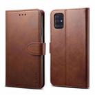 For Samsung Galaxy A33 5G GUSSIM Horizontal Flip Leather Phone Case(Brown) - 1
