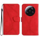 For Xiaomi 13 Ultra Stitching Embossed Leather Phone Case(Red) - 1