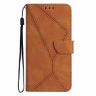 For Xiaomi 13T / 13T Pro Stitching Embossed Leather Phone Case(Brown) - 2