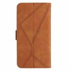 For Xiaomi 13T / 13T Pro Stitching Embossed Leather Phone Case(Brown) - 3