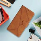 For Xiaomi Redmi 13 4G Global / 5G Global Stitching Embossed Leather Phone Case(Brown) - 2