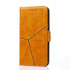 For Realme GT Neo5 SE Geometric Stitching Leather Phone Case(Yellow) - 2