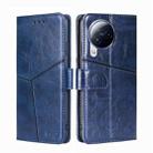 For Xiaomi Civi 3 5G Geometric Stitching Leather Phone Case(Blue) - 1