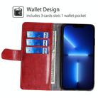 For Xiaomi Redmi A3 4G Geometric Stitching Leather Phone Case(Red) - 2