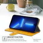 For Xiaomi Redmi A3 4G Geometric Stitching Leather Phone Case(Yellow) - 3