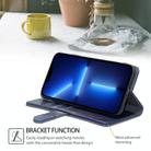 For Xiaomi Redmi A3 4G Geometric Stitching Leather Phone Case(Blue) - 3