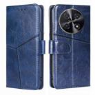 For Huawei nova 12i 4G Geometric Stitching Leather Phone Case(Blue) - 1