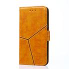 For Kyocera Digno SX3-KYG02 Geometric Stitching Leather Phone Case(Yellow) - 2