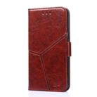 For Kyocera Digno SX3-KYG02 Geometric Stitching Leather Phone Case(Dark Brown) - 2