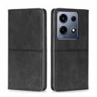 For Infinix Note 30 VIP 5G Cow Texture Magnetic Leather Phone Case(Black) - 1