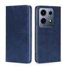 For Infinix Note 30 VIP 5G Cow Texture Magnetic Leather Phone Case(Blue) - 1