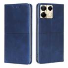 For Infinix Note 40 Pro 5G Cow Texture Magnetic Leather Phone Case(Blue) - 1