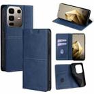 For Infinix Note 50 Pro+ 5G Cow Texture Magnetic Leather Phone Case(Blue) - 1