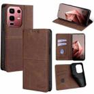 For Infinix Note 50s 5G Cow Texture Magnetic Leather Phone Case(Dark Brown) - 1