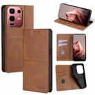 For Infinix Note 50s 5G Cow Texture Magnetic Leather Phone Case(Light Brown) - 1