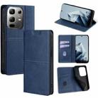 For Infinix Note 50x 5G Cow Texture Magnetic Leather Phone Case(Blue) - 1