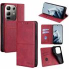 For Infinix Note 50x 5G Cow Texture Magnetic Leather Phone Case(Red) - 1