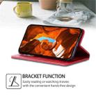 For OPPO A3 Pro 5G India Cow Texture Magnetic Leather Phone Case(Red) - 3