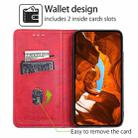 For OPPO A3 5G India Cow Texture Magnetic Leather Phone Case(Red) - 2