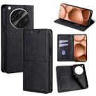 For OPPO Find X8 Ultra 5G Cow Texture Magnetic Leather Phone Case(Black) - 1