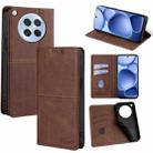 For OPPO Find X8s 5G Cow Texture Magnetic Leather Phone Case(Dark Brown) - 1
