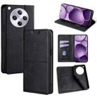 For OPPO Find X8s+ 5G Cow Texture Magnetic Leather Phone Case(Black) - 1