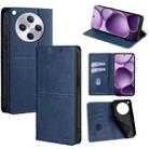 For OPPO Find X8s+ 5G Cow Texture Magnetic Leather Phone Case(Blue) - 1