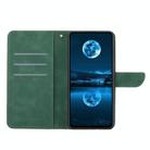 For Motorola Moto G Stylus 5G 2025 Stitching Embossed Leather Phone Case(Green) - 3
