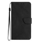 For Motorola Moto G Stylus 5G 2025 Stitching Embossed Leather Phone Case(Black) - 2