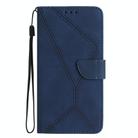 For Motorola Moto G Stylus 5G 2025 Stitching Embossed Leather Phone Case(Blue) - 2
