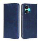 For Realme GT Neo5 SE Cow Texture Magnetic Leather Phone Case(Blue) - 1