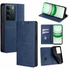 For Realme C71 4G Cow Texture Magnetic Leather Phone Case(Blue) - 1