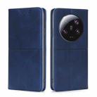 For Xiaomi 13 Ultra 5G Cow Texture Magnetic Leather Phone Case(Blue) - 1