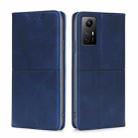 For Xiaomi Redmi Note 12S 4G Cow Texture Magnetic Leather Phone Case(Blue) - 1