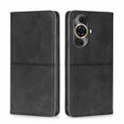 For Huawei nova 11 Pro 4G / 11 Ultra 4G Cow Texture Magnetic Leather Phone Case(Black) - 1