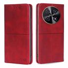 For Huawei nova 12i 4G Cow Texture Magnetic Leather Phone Case(Red) - 1