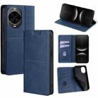 For Huawei nova 14 5G Cow Texture Magnetic Leather Phone Case(Blue) - 1